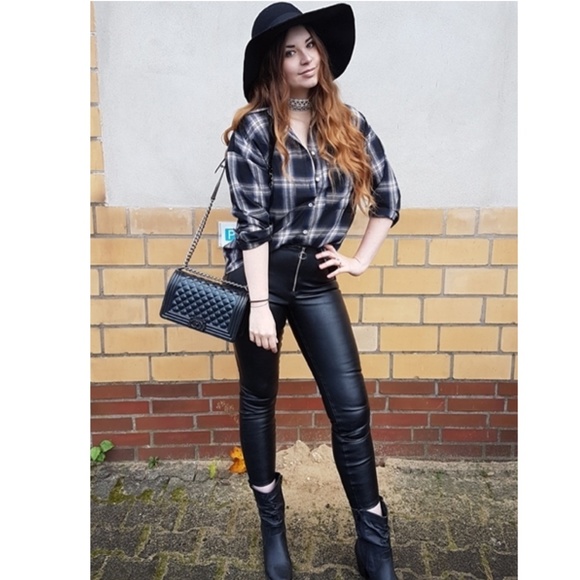 Plaid Oversized Button Down Cotton Shirt - Picture 11 of 13